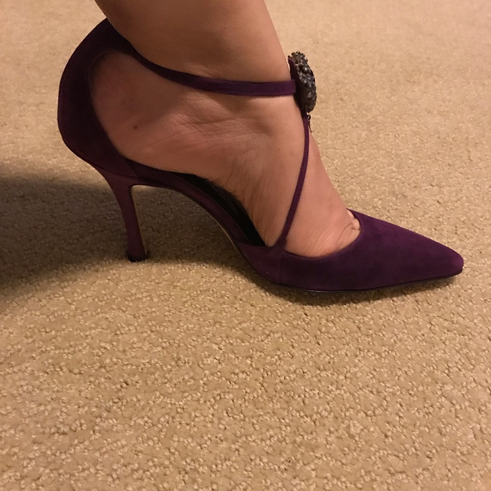 Jeweled Manolo Blahnik Heels, 37